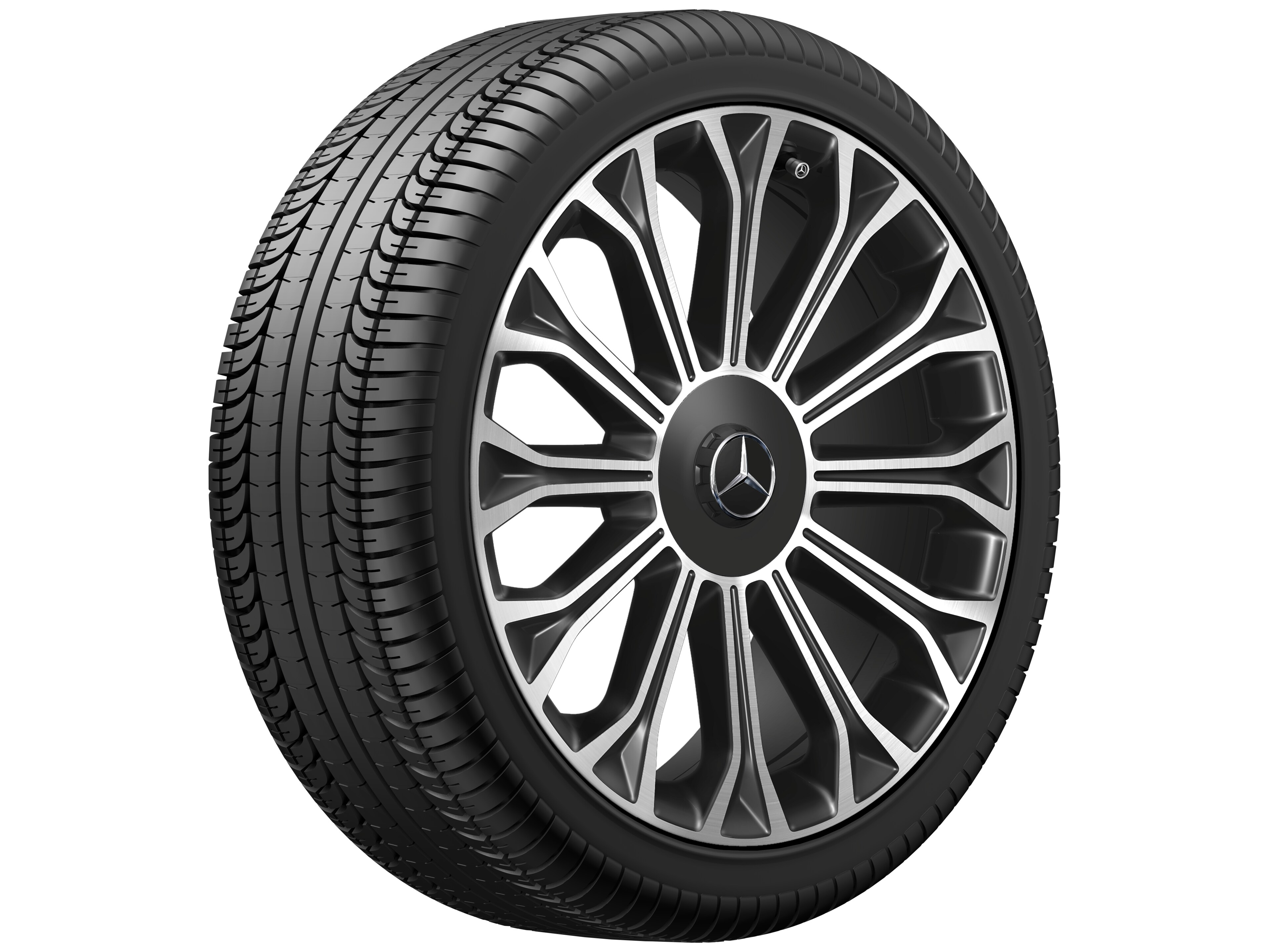12-spoke wheel, 50.8 cm (20-inch), High-sheen finish - 8,5 J x 20 ET 36, black, high-sheen