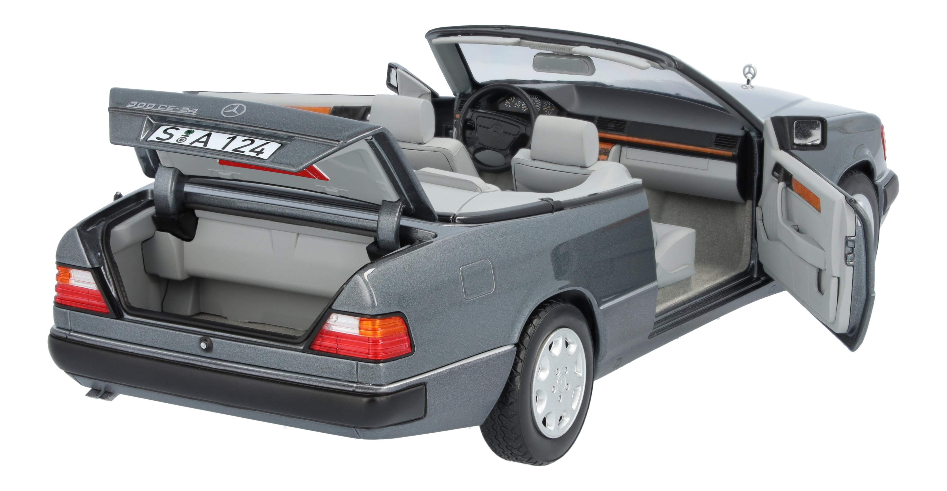300 CE-24 Cabriolet A 124 (1991-1993), 300 CE-24 Cabriolet, A124 (1992-1993) - mother-of-pearl, Norev, 1:18
