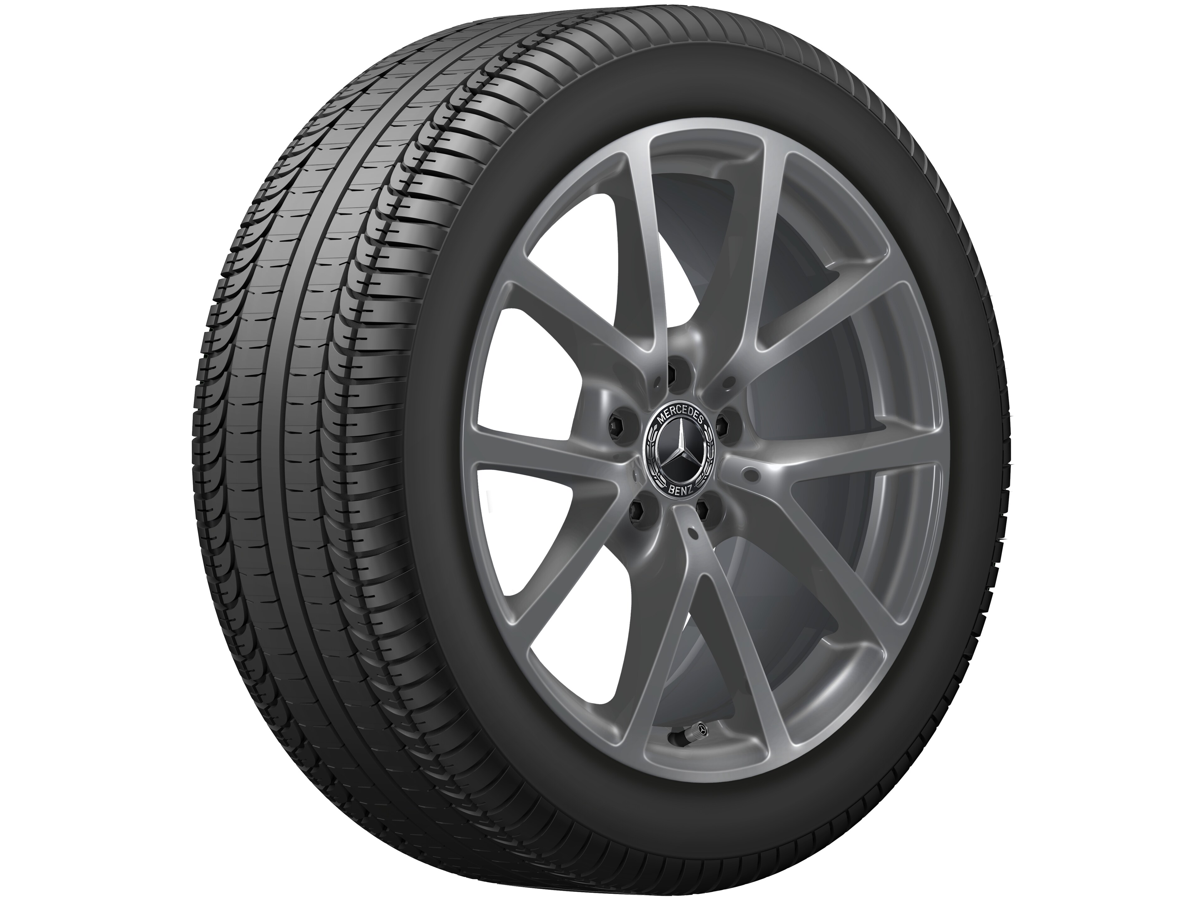 10-spoke wheel, 45.7 cm (18-inch) - 8 J x 18 ET 44,9, tremolite metallic