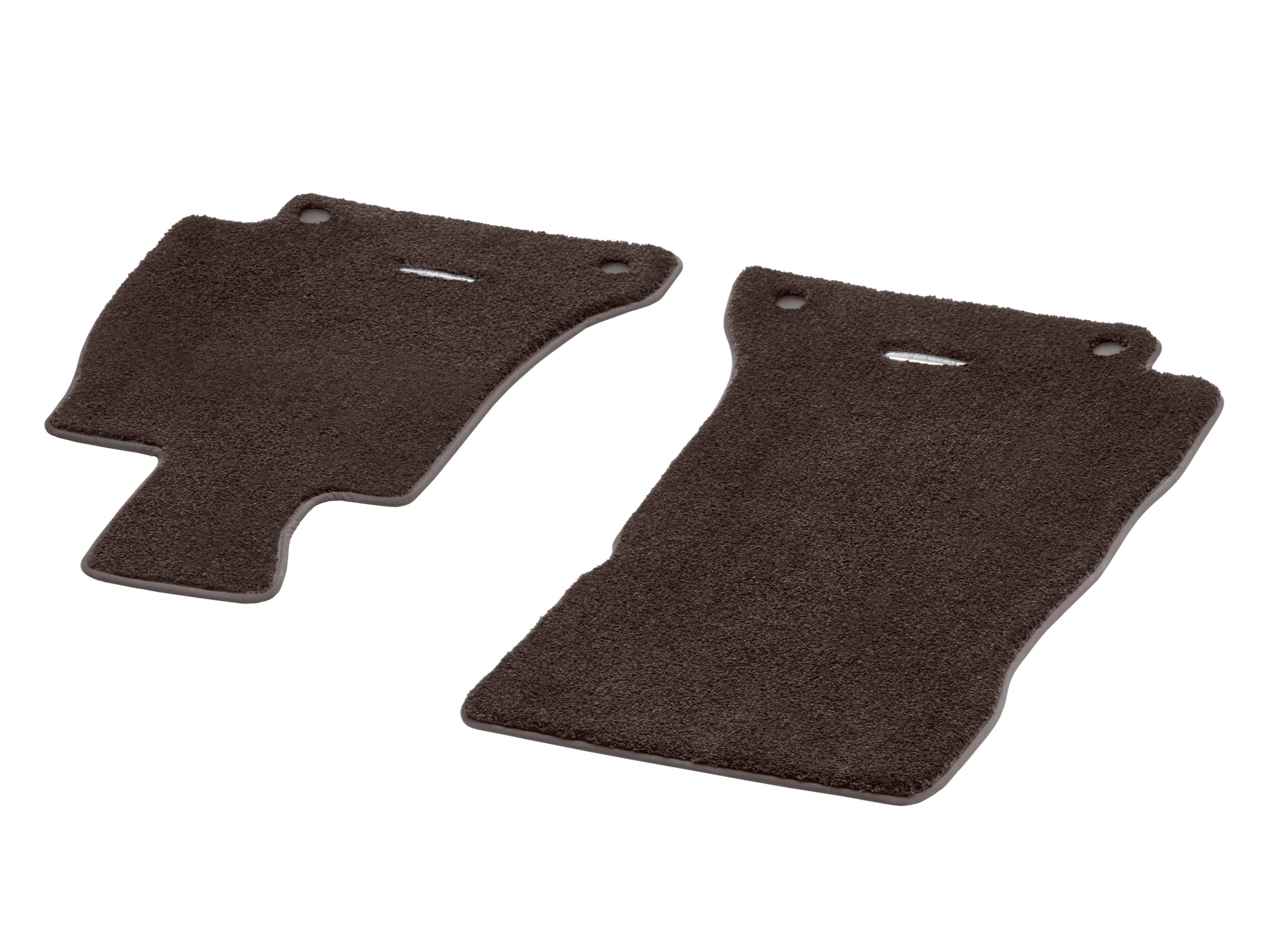 Velour floor mats EXCLUSIVE, Driver/front passenger's mat, Set of 2 - RHD, espresso brown