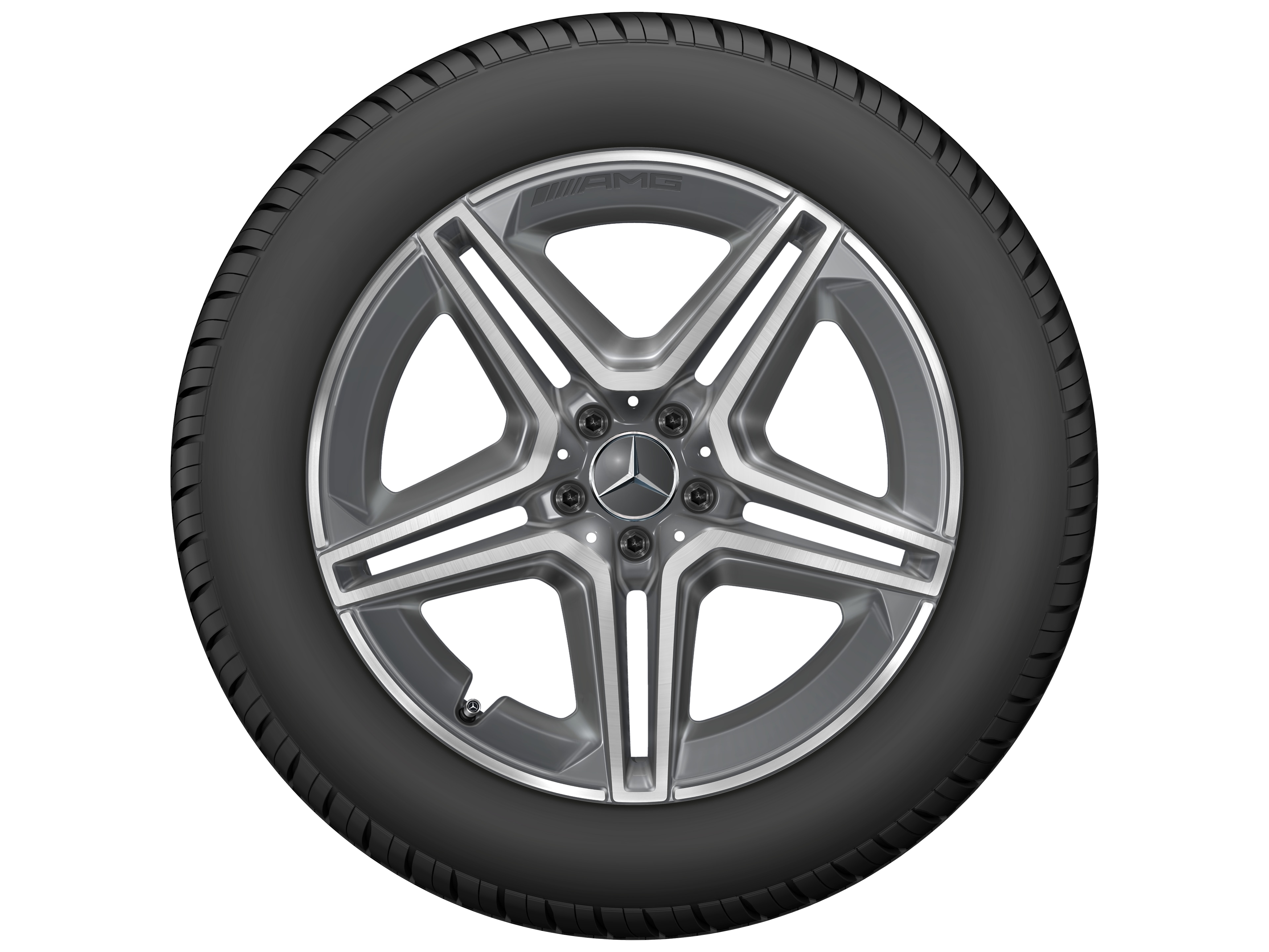 AMG 5-twin-spoke wheel, 50.8 cm (20-inch) - 9 J x 20 ET 44, tremolite metallic, high-sheen