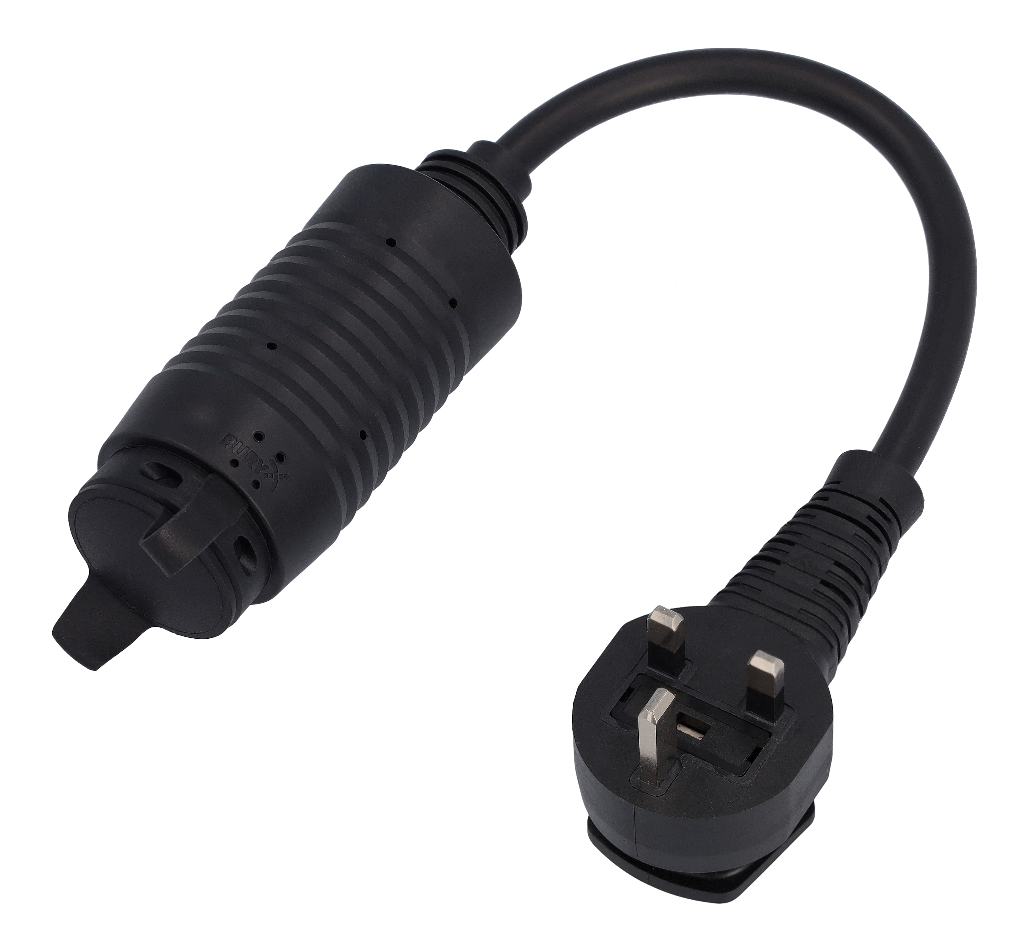 Flexibles Ladesystem Pro, Adapter, Typ G (UK) - Kunststoff, schwarz, LL/RL