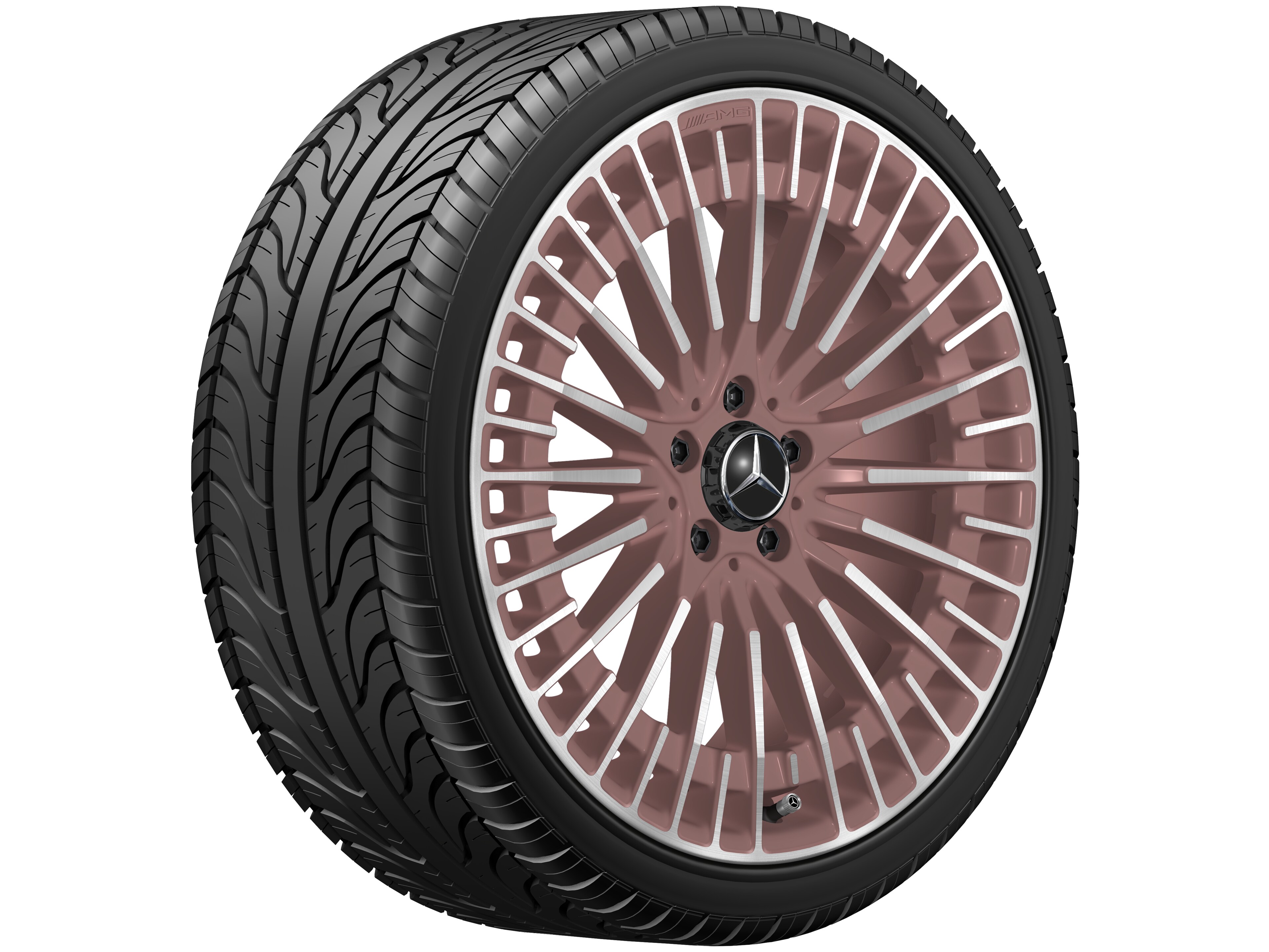 AMG multi-spoke wheel, 50.8 cm (20-inch) - 8,5 J x 20 ET 50,5, copper-coloured