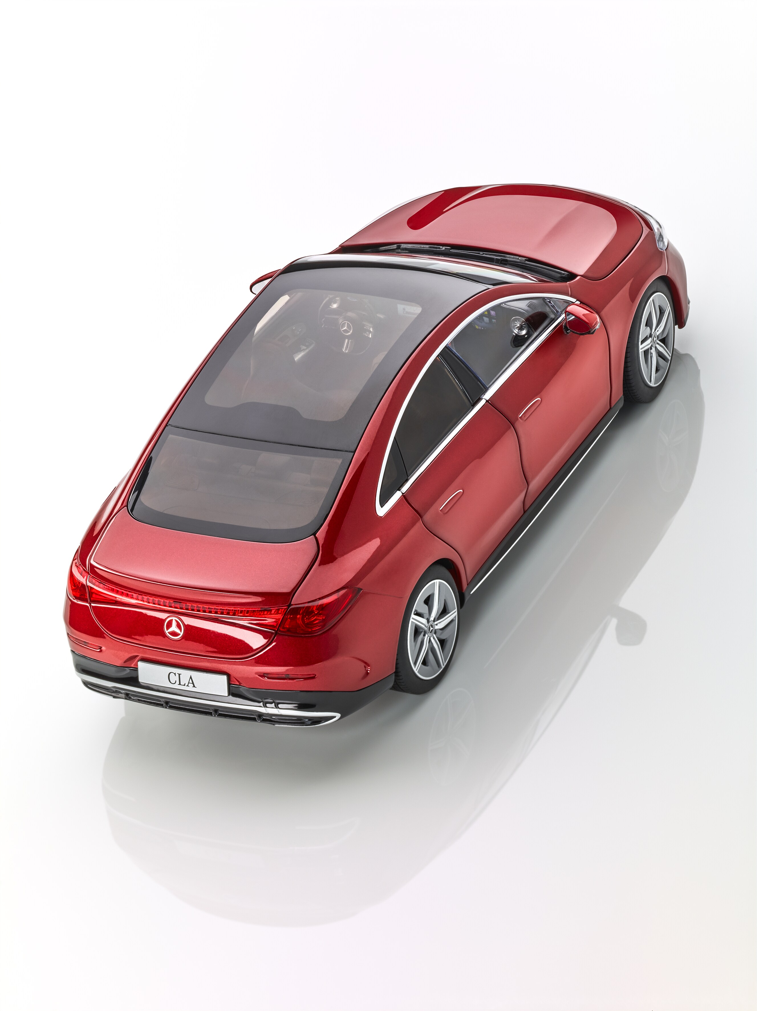 CLA Coupé, C178 - MANUFAKTUR patagonia red metallic, NZG, 1:18