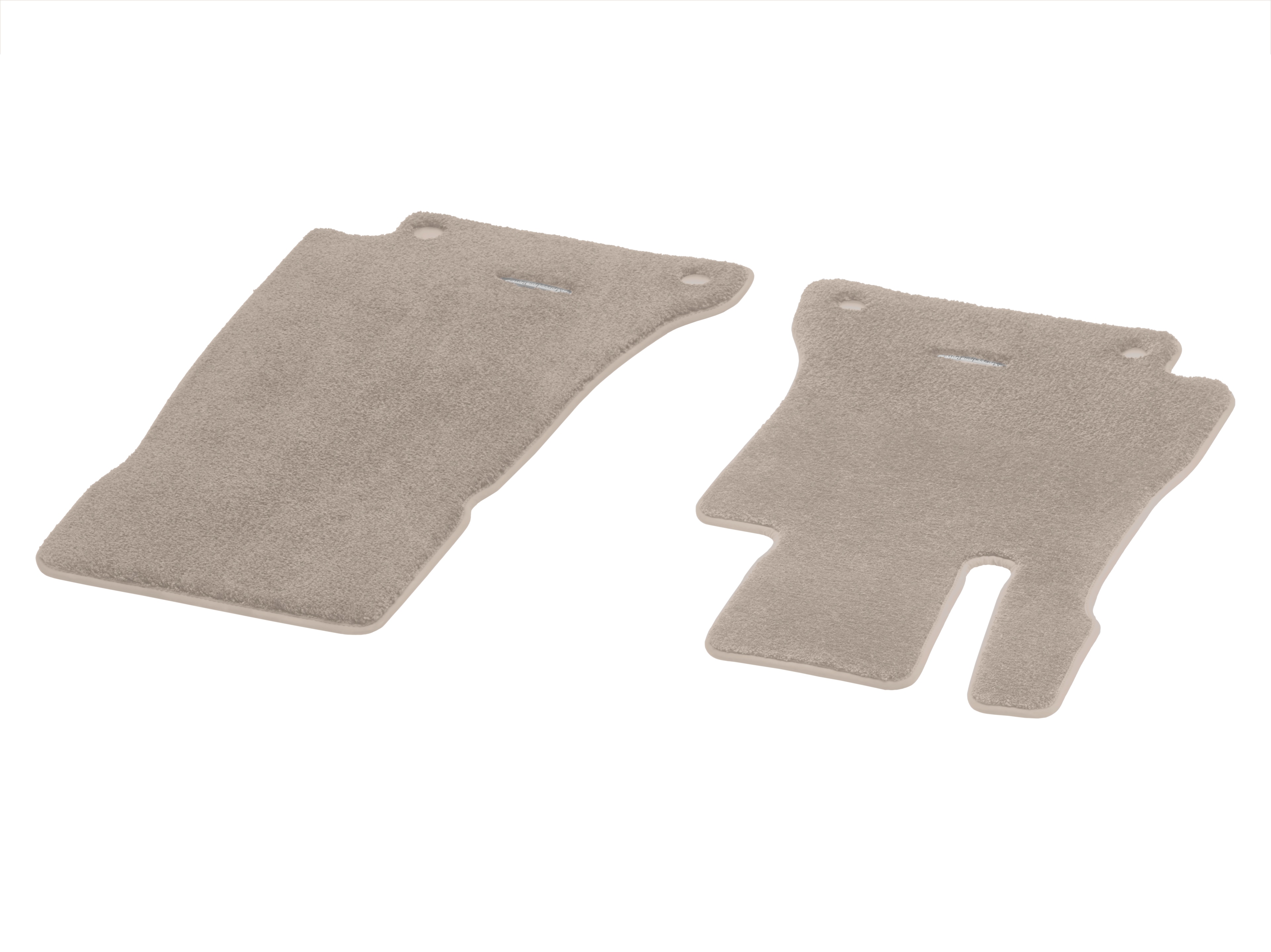 Velour floor mats EXCLUSIVE, Driver/front passenger's mat, Set of 2 - LHD, macchiato beige