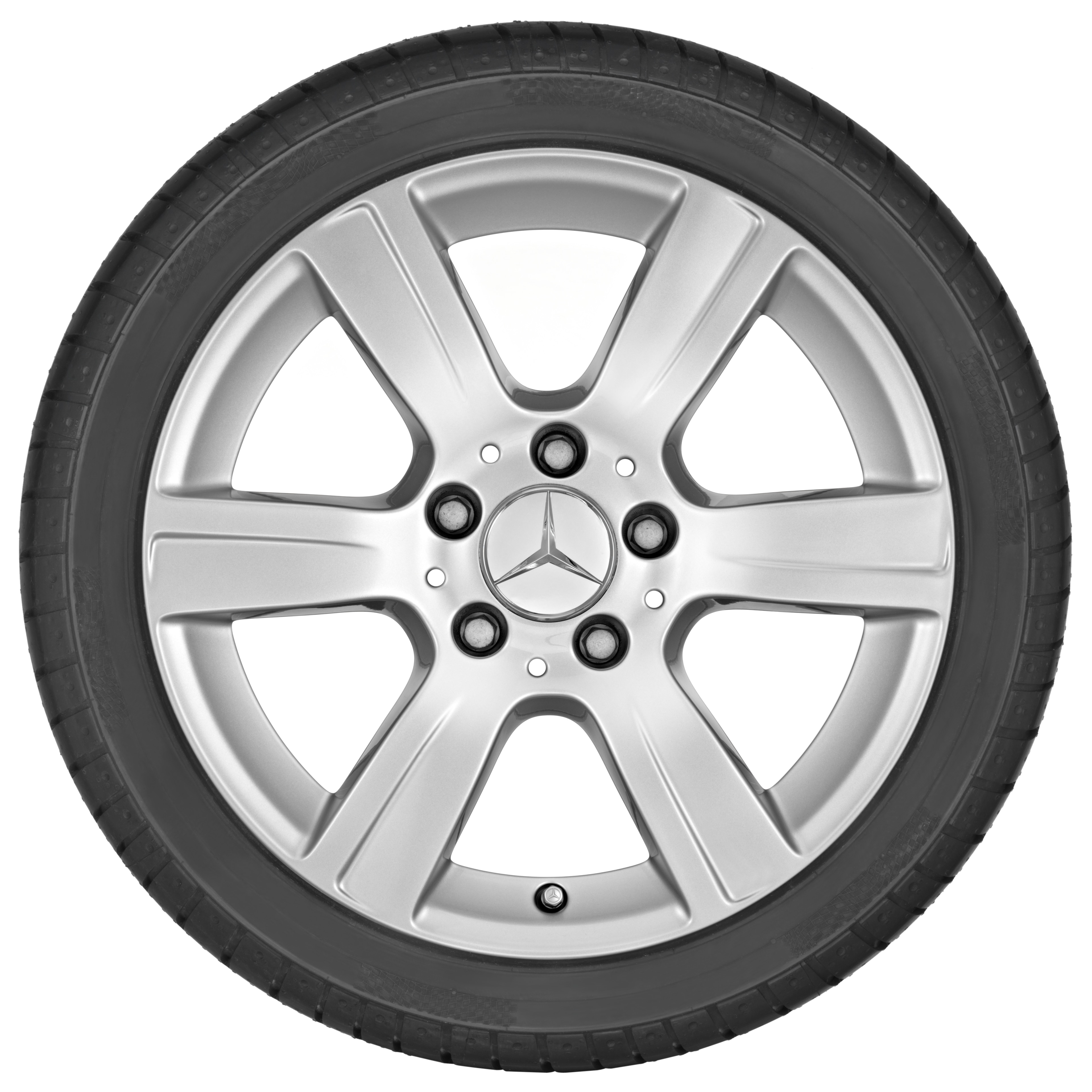 6-spoke wheel, 40.6 cm (16-inch) - 7,5 J x 16 ET 45,5, titanium silver