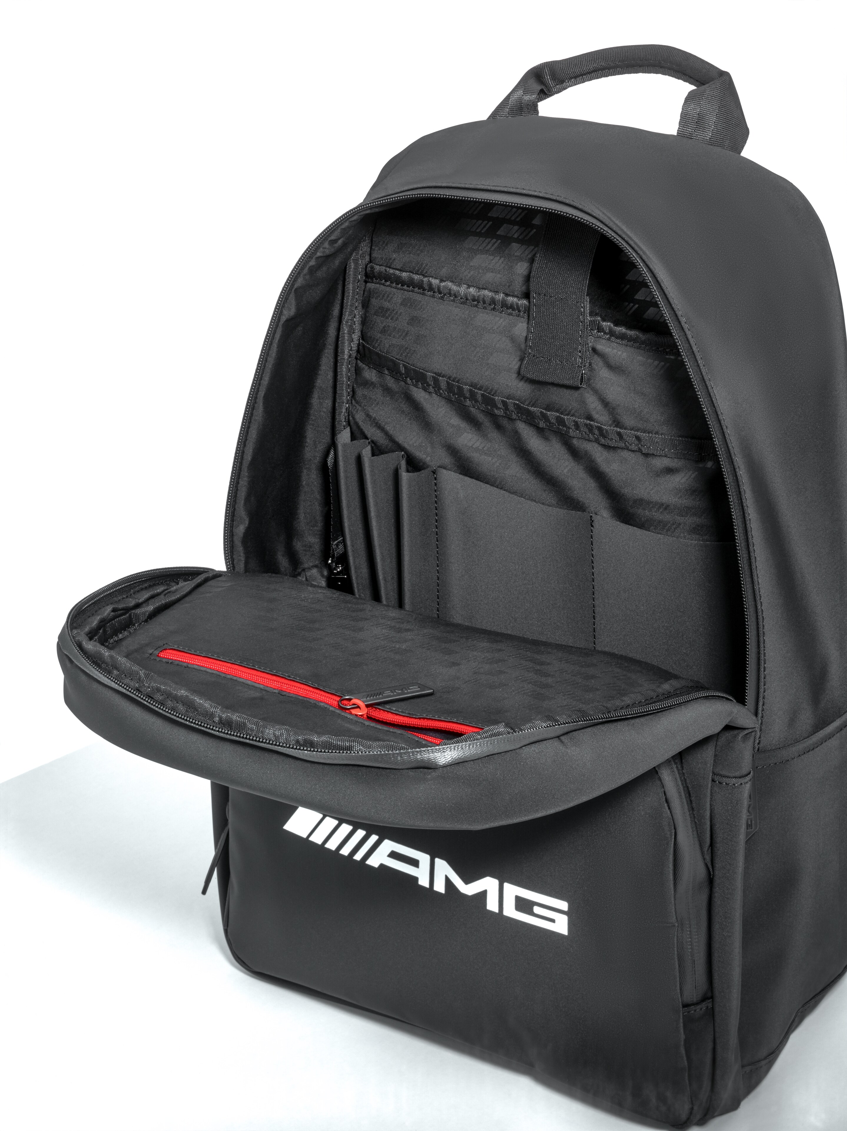 AMG rucksack - black, PVC / Polyester / Polyester