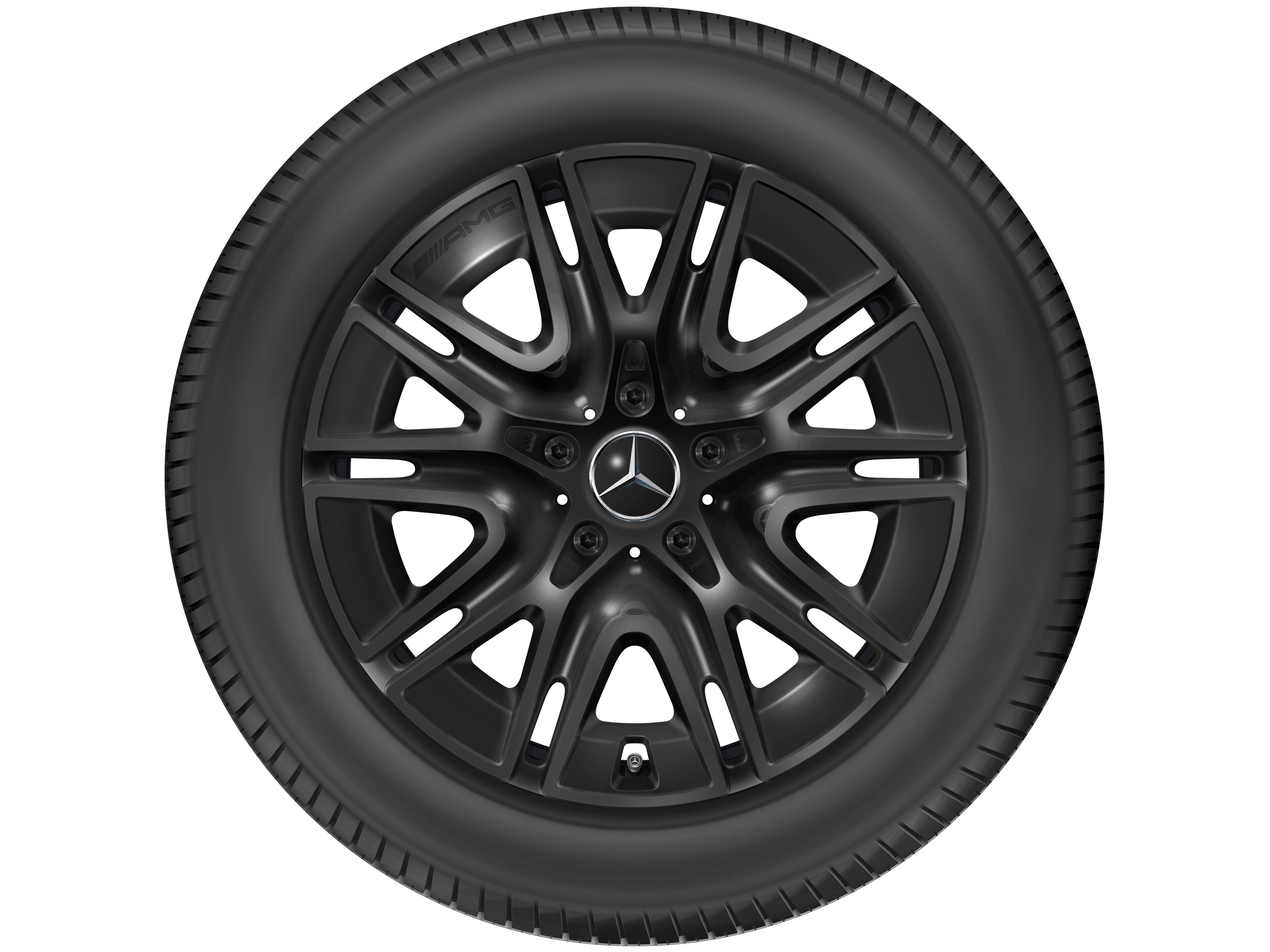AMG 10-spoke wheel, 50.8 cm (20-inch) - 8,5 J x 20 ET 32,2, black, glossy