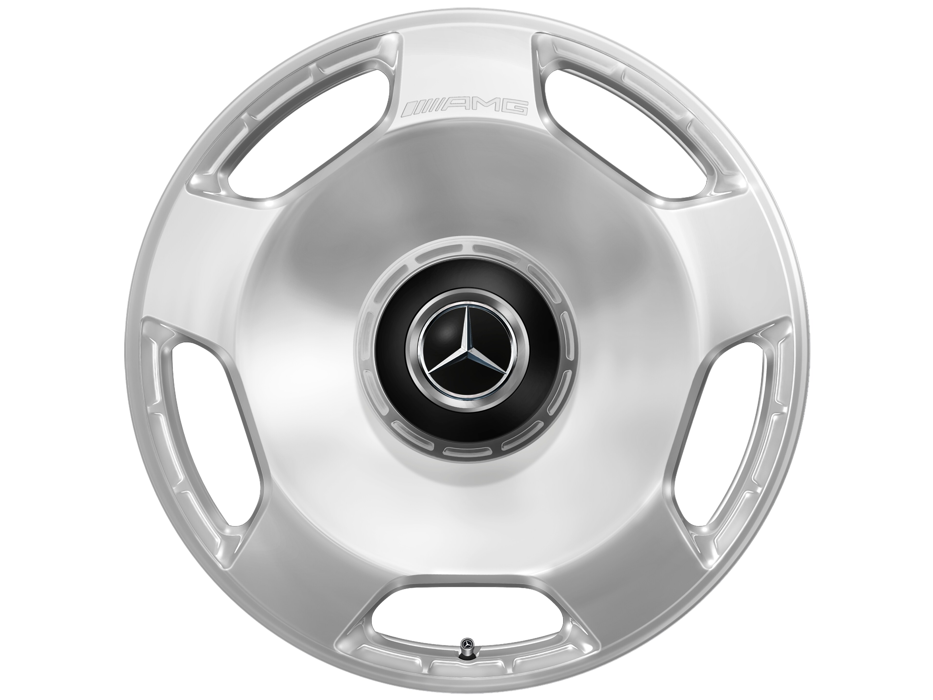 AMG forged wheel in a 5-hole design, 58.4 cm (23-inch) - 11,5 J x 23 ET 47, silver-coloured, high-gloss polished
