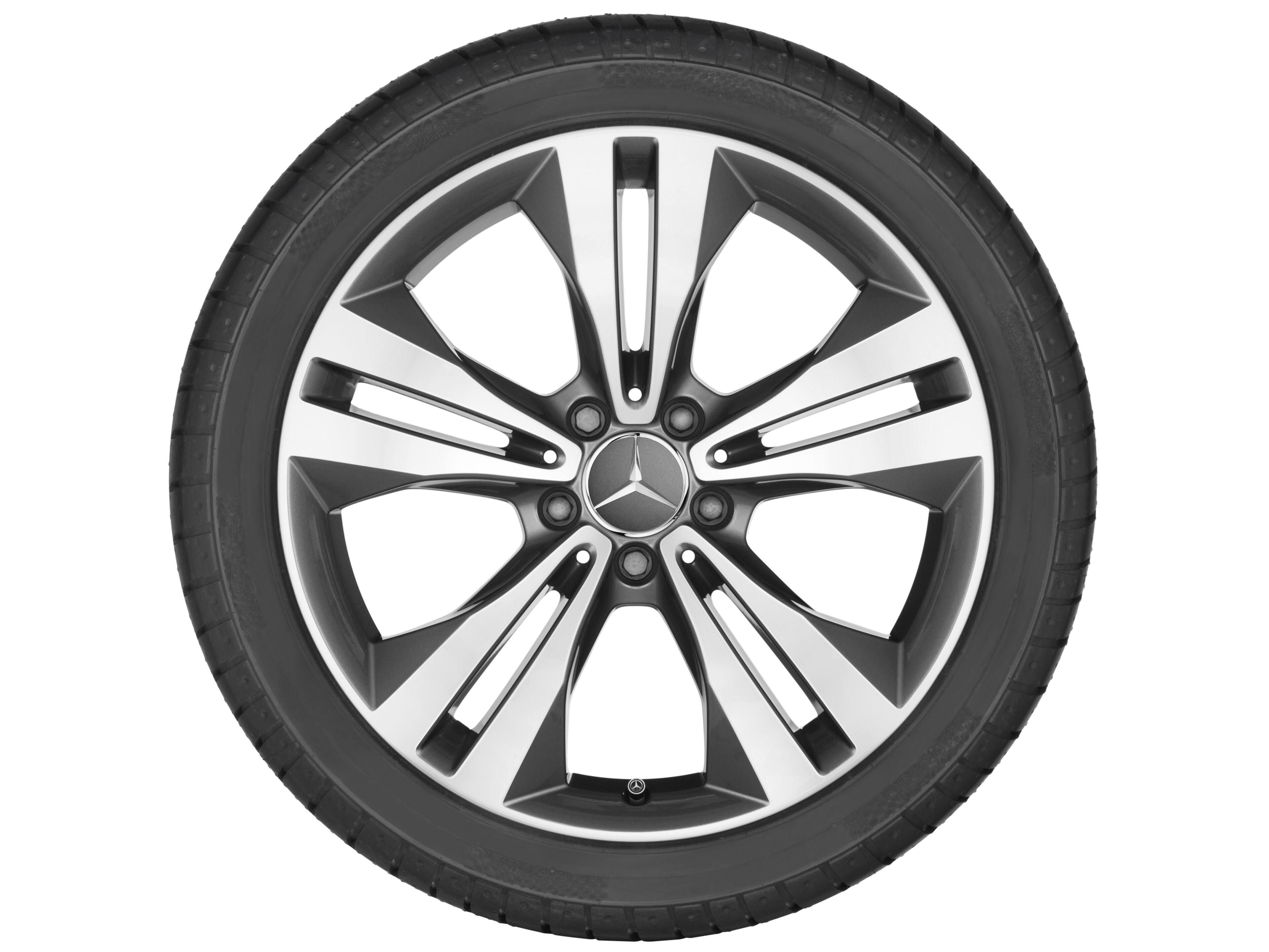 5-twin-spoke wheel, 45.7 cm (18-inch), High-sheen finish - 8,5 J x 18 ET 34,5, himalaya grey, high-sheen