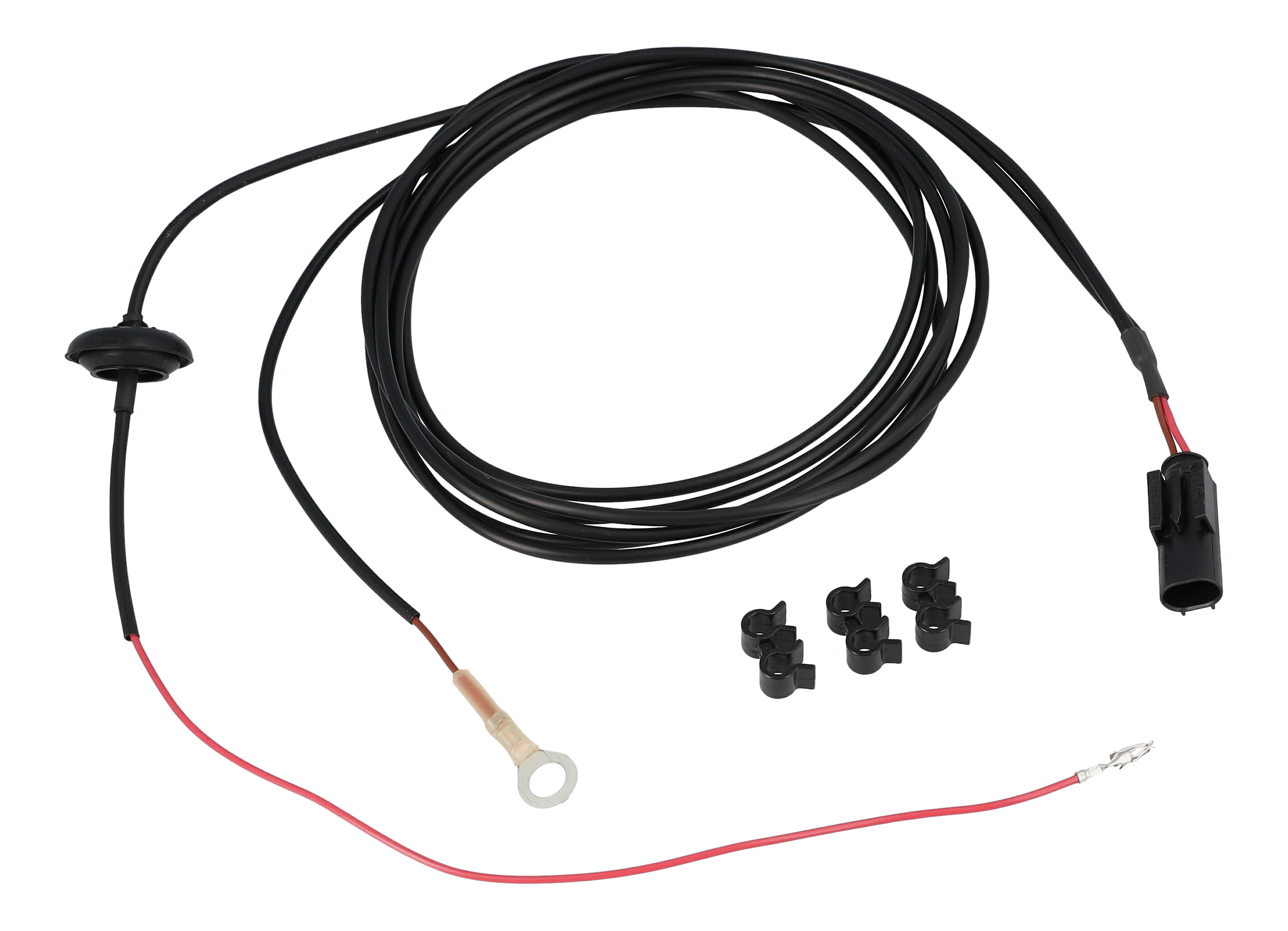 Illuminated Mercedes star, Wiring harness, USA/CAN - black