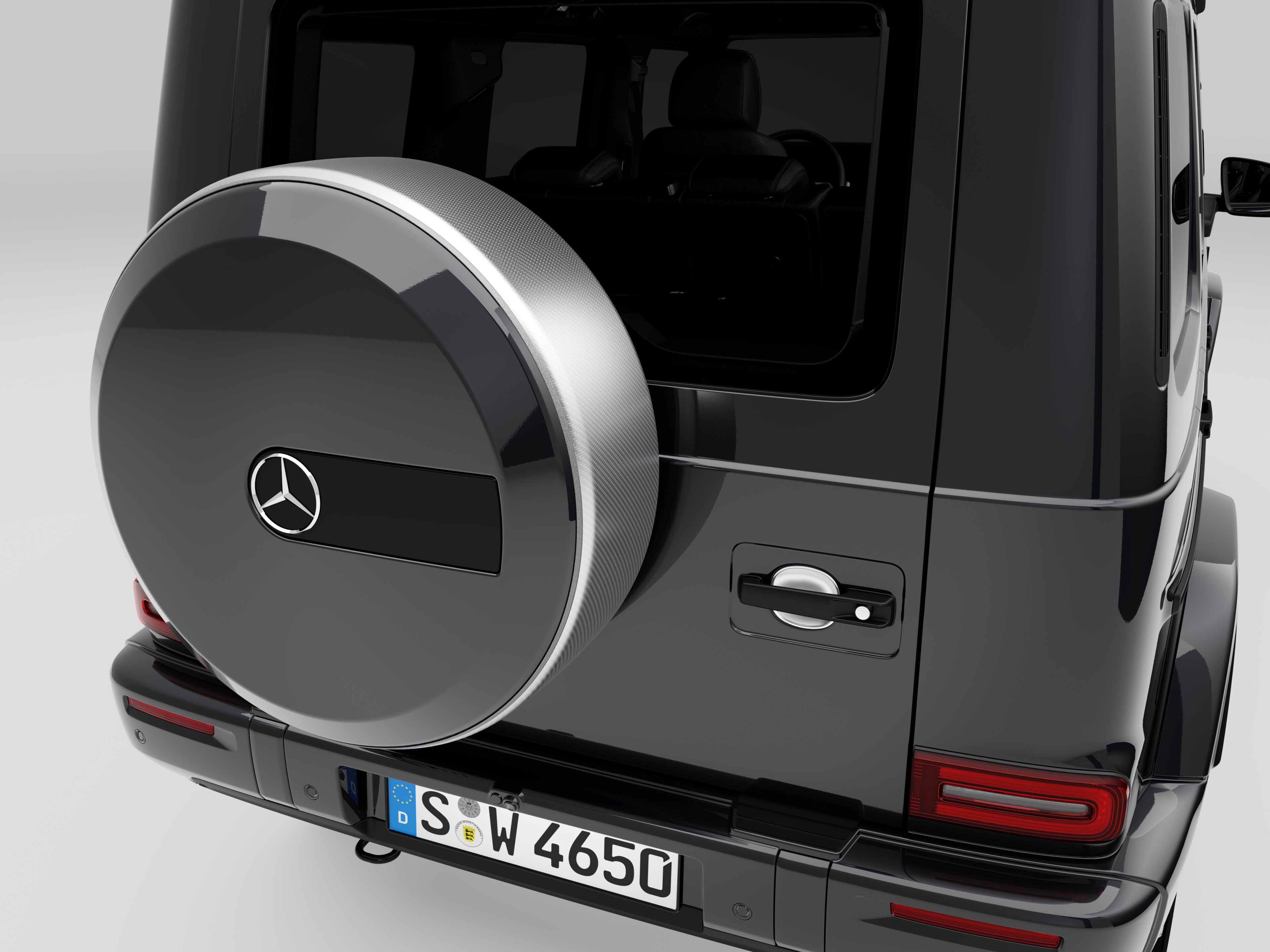 Door handle recesses - silver shadow