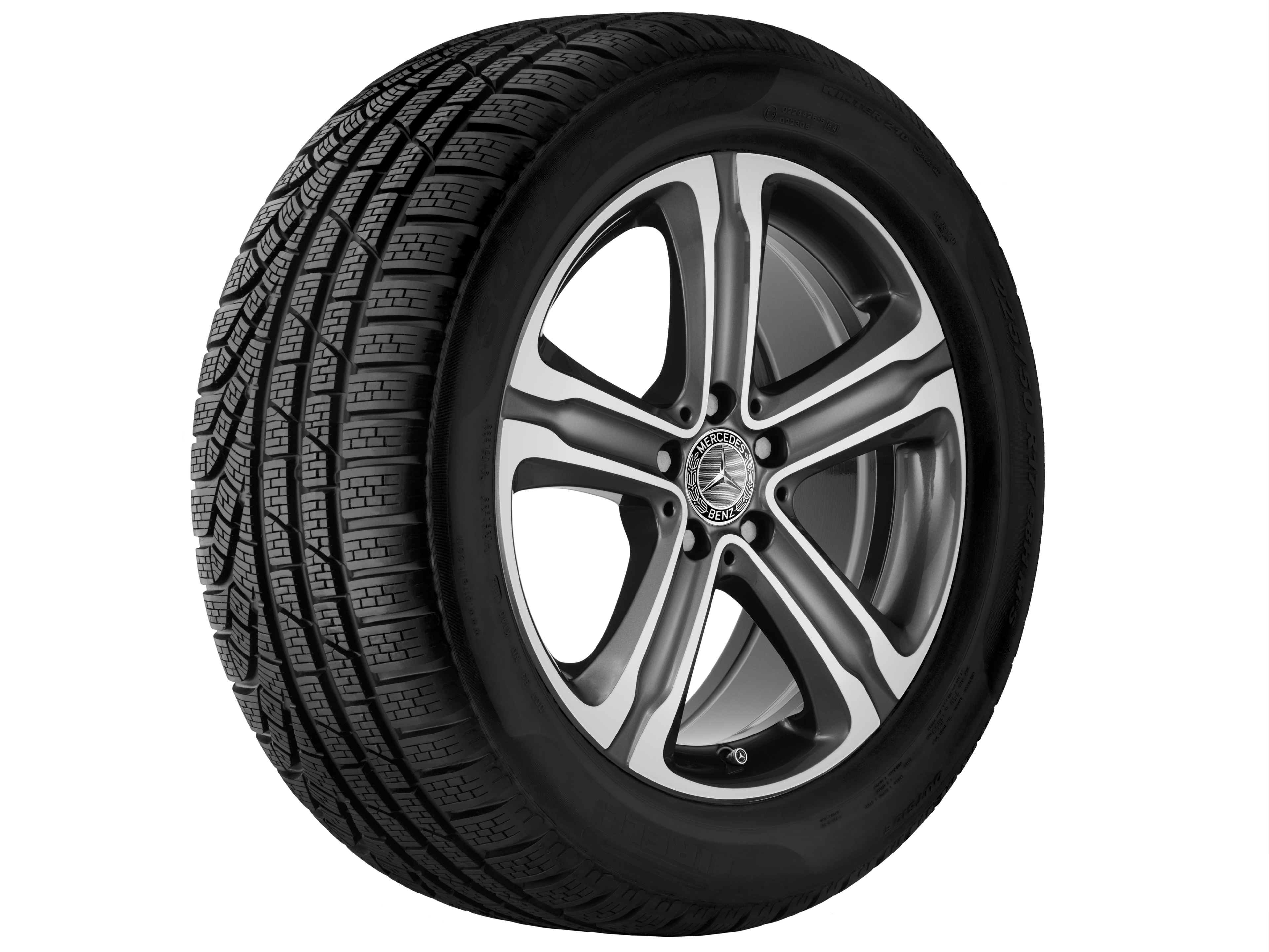 5-spoke wheel - 235/60 R18  103V, 8 J x 18 ET 38