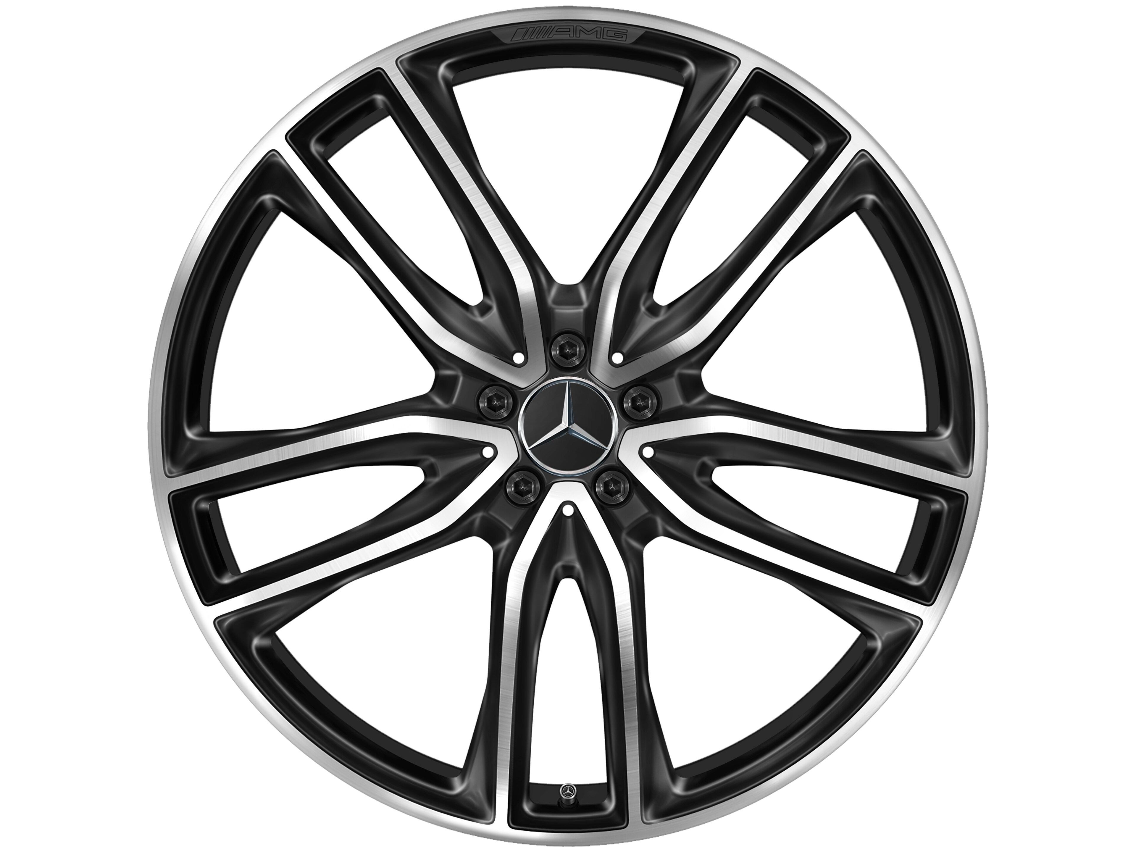 58.4 cm (23-inch) AMG 5-twin-spoke wheel