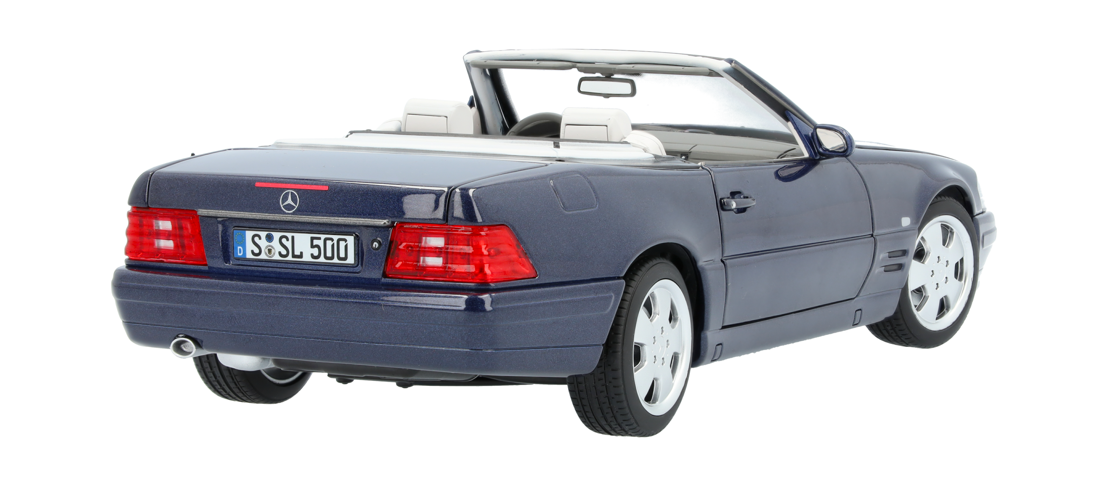 SL 500 R129 (1998-2001) - azure blue, Norev, 1:18