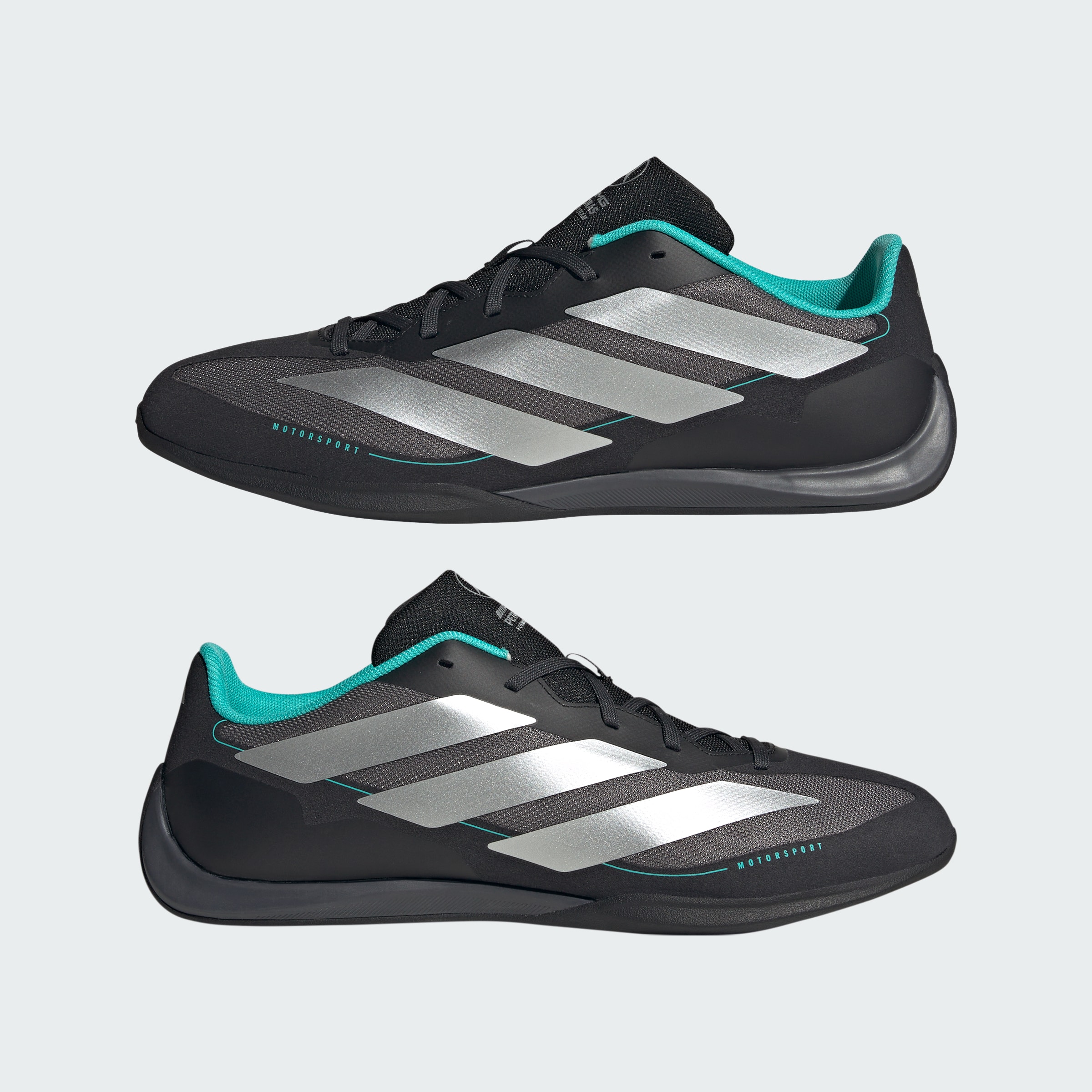Sneakers, Feroza Base, Mercedes-AMG F1 - black / silver-coloured, 8, adidas