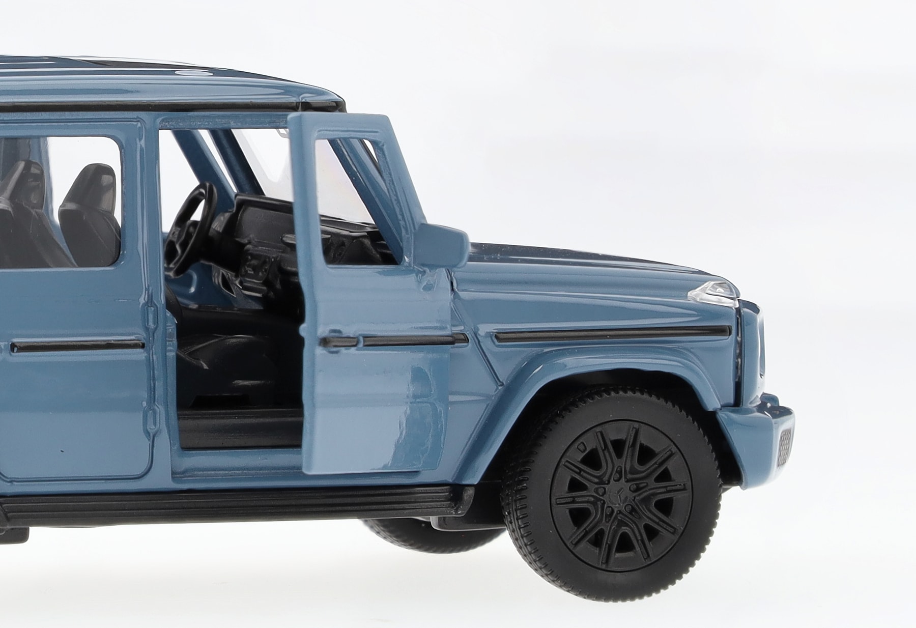 G-Class, Cross-Country Vehicle, W465, Pullback - MANUFAKTUR vintage blue non-metallic, Heinrich Bauer, 1:43