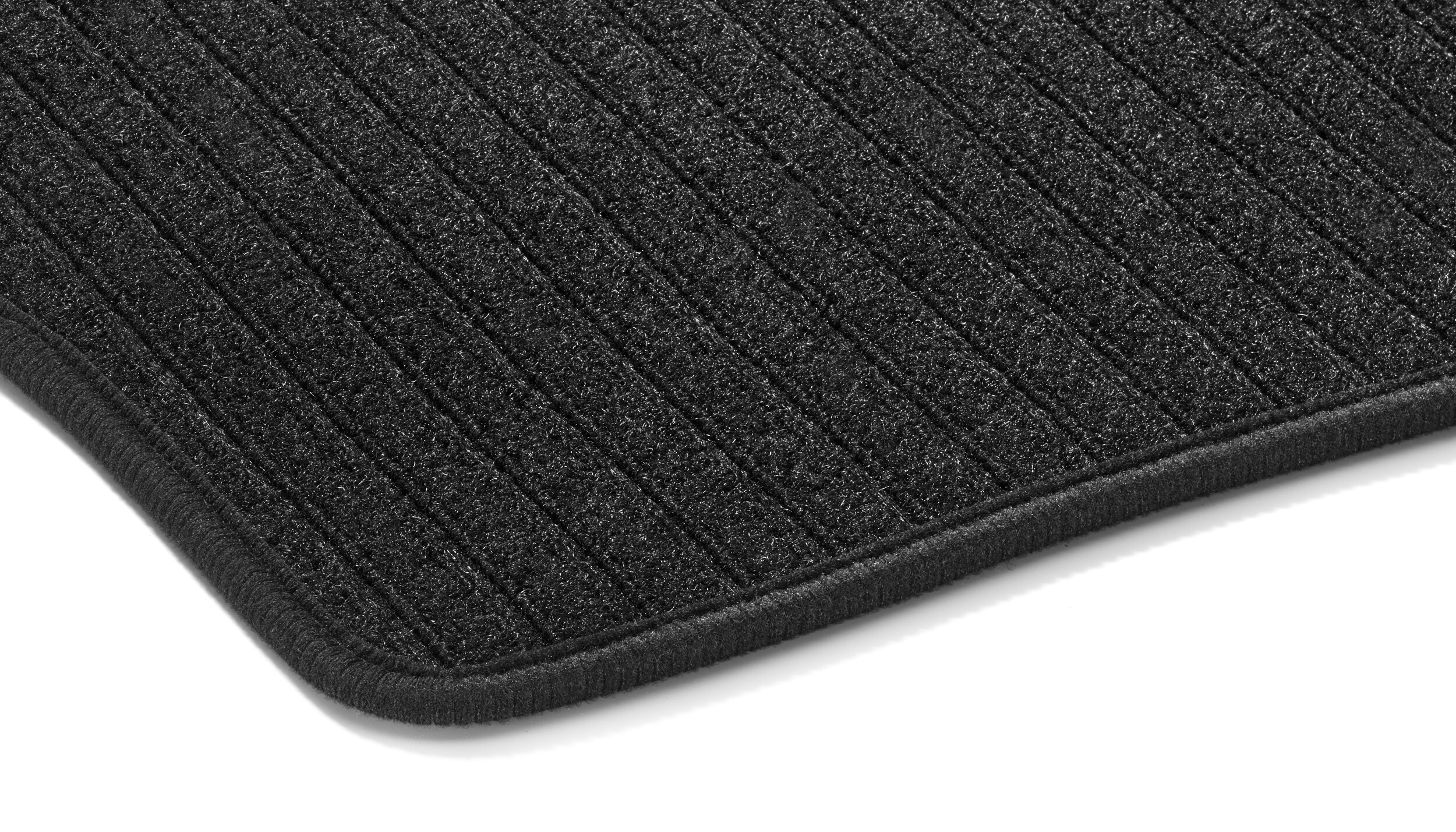 Ribbed mats, CLASSIC, 3rd row of seats, Set of 2 - LHD/RHD, black