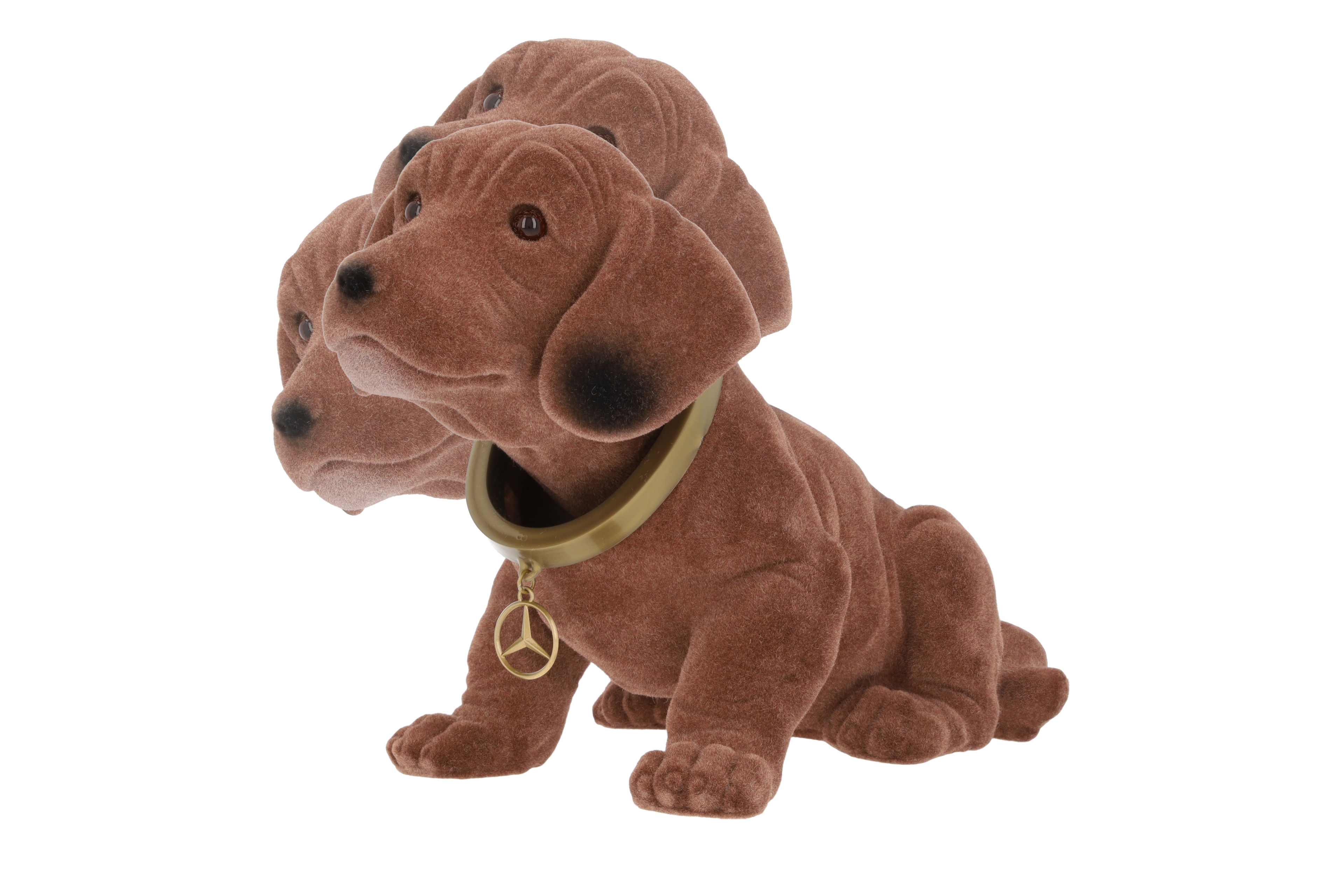 Nodding dog - brown, Plastic