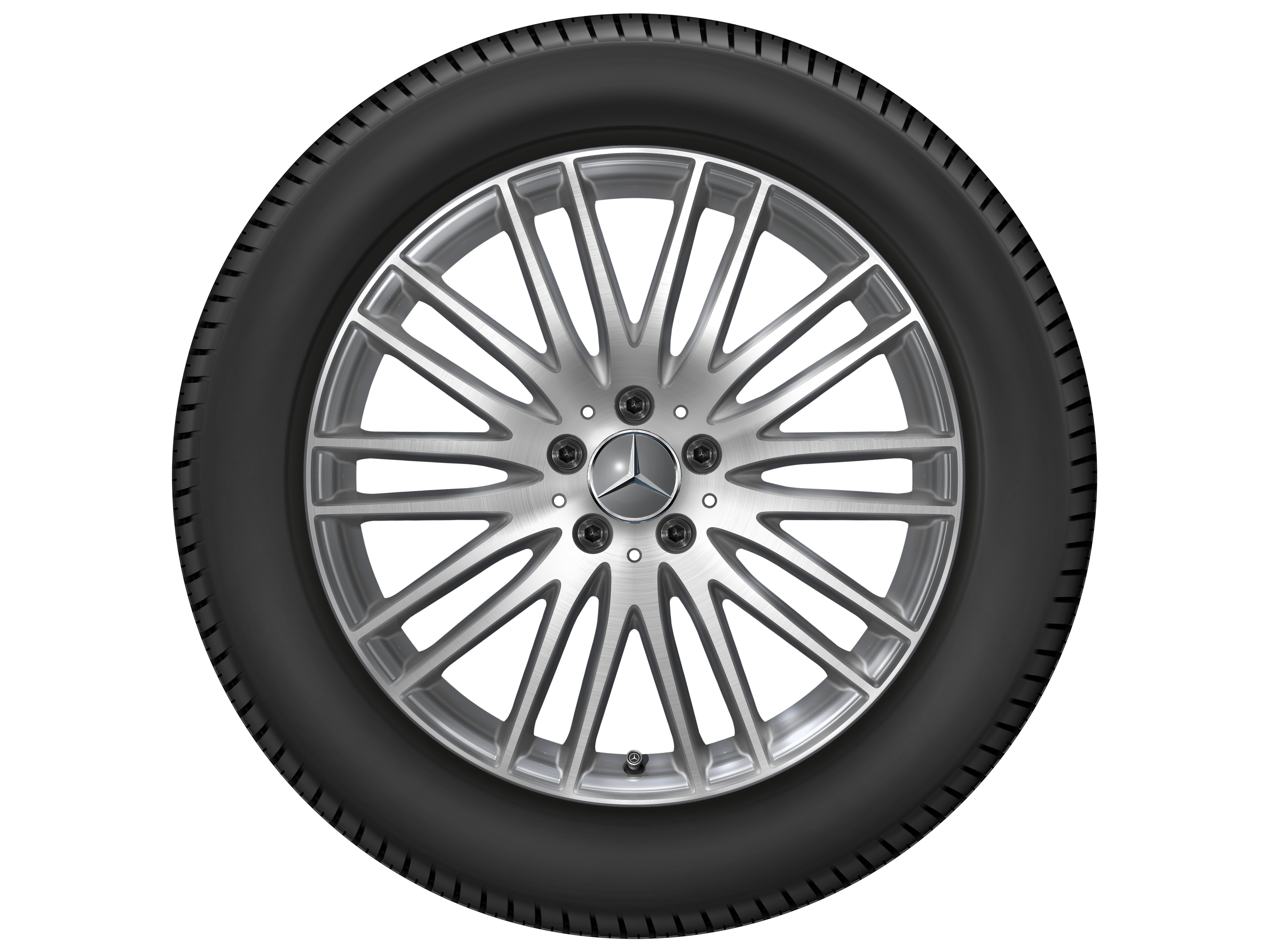 Multi-spoke wheel, 48.3 cm (19-inch), passenger car